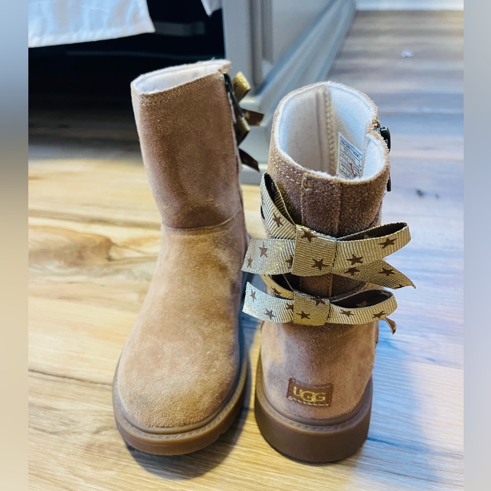 UGG Tan and Cream Boots